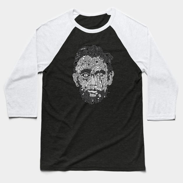 Diseased Lincoln Baseball T-Shirt by Jones76